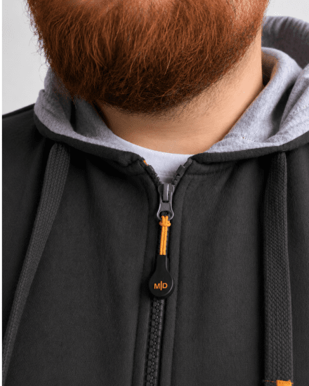 Motley Denim Copenhagen Hoodie Charcoal - Puloveri & dukserice - Muške Puloveri & dukserice veliki brojevi