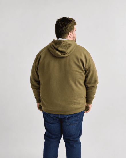 Motley Denim Copenhagen Hoodie Dark Khaki - Puloveri & dukserice - Muške Puloveri & dukserice veliki brojevi