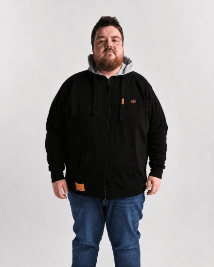 Motley Denim Copenhagen Hoodie Black - Puloveri & dukserice - Muške Puloveri & dukserice veliki brojevi