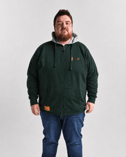 Motley Denim Copenhagen Hoodie Racing Green - Puloveri & dukserice - Muške Puloveri & dukserice veliki brojevi