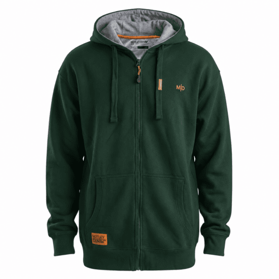 Motley Denim Copenhagen Hoodie Racing Green - Puloveri & dukserice - Muške Puloveri & dukserice veliki brojevi