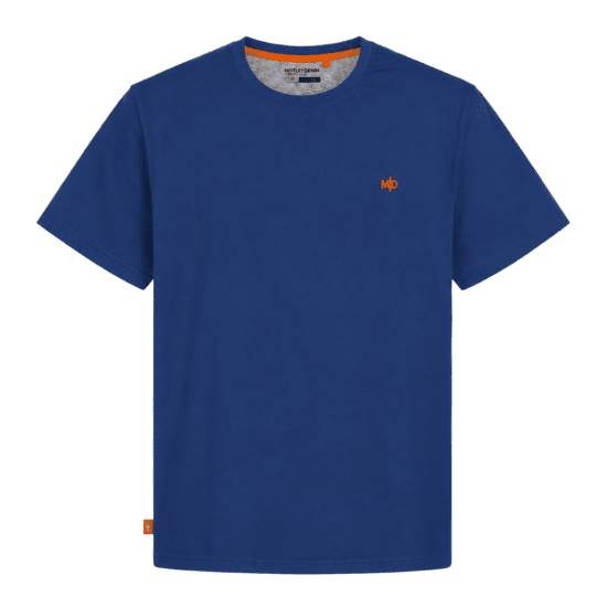 Motley Denim Stockholm T-shirt Royal Blue - Majice Kratkih Rukava - Muške Majice Kratkih Rukava Veliki Brojevi 
