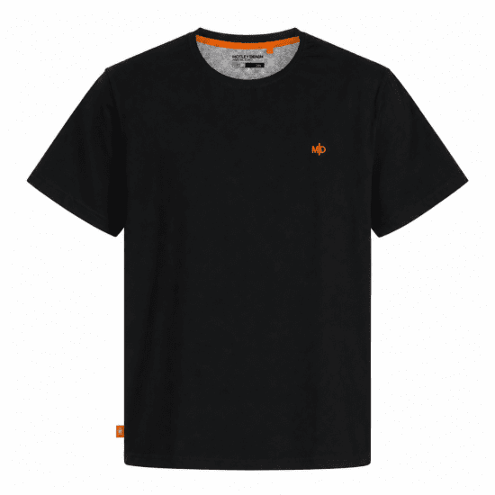 Motley Denim Stockholm T-shirt Black - Majice Kratkih Rukava - Muške Majice Kratkih Rukava Veliki Brojevi 