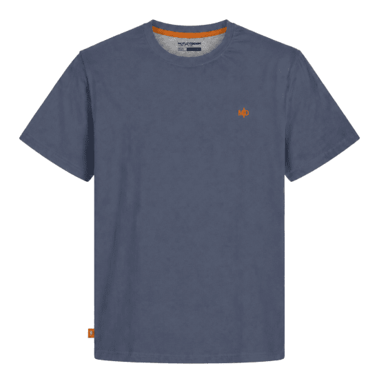 Motley Denim Stockholm T-shirt Light Indigo - Majice Kratkih Rukava - Muške Majice Kratkih Rukava Veliki Brojevi 