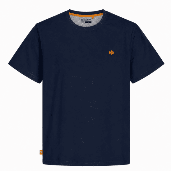 Motley Denim Stockholm T-shirt Navy - Majice Kratkih Rukava - Muške Majice Kratkih Rukava Veliki Brojevi 
