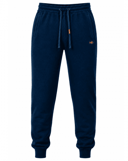 Motley Denim Berlin Sweatpants Dark Indigo - Sportske hlače & kratke - Muške Trenirke Veliki Brojevi