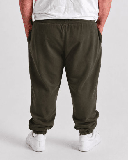 Motley Denim Berlin Sweatpants Dark Khaki - Sportske hlače & kratke - Muške Trenirke Veliki Brojevi