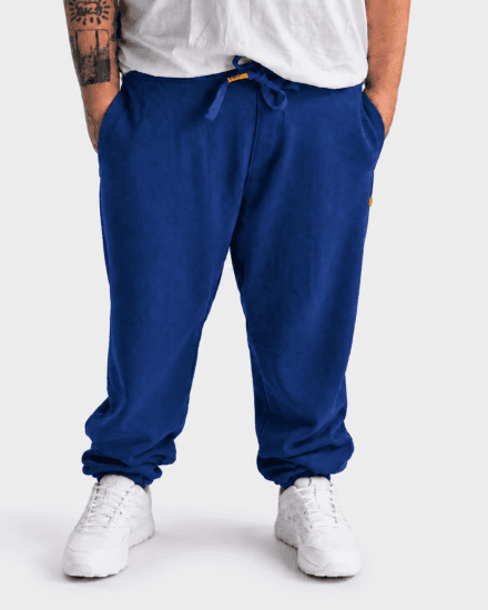 Motley Denim Berlin Sweatpants Royal Blue - Sportske hlače & kratke - Muške Trenirke Veliki Brojevi