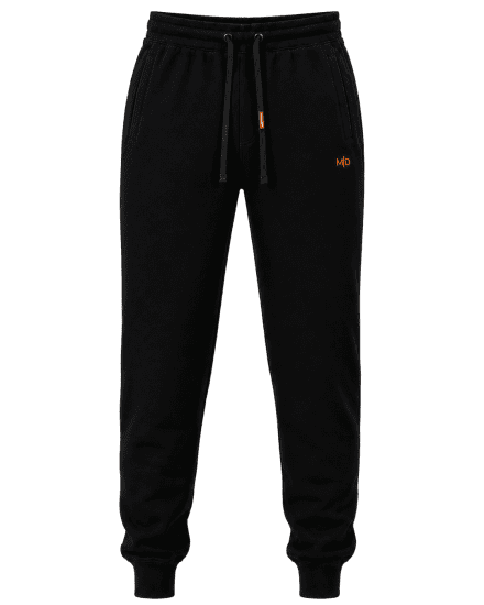 Motley Denim Berlin Sweatpants Black - Sportske hlače & kratke - Muške Trenirke Veliki Brojevi