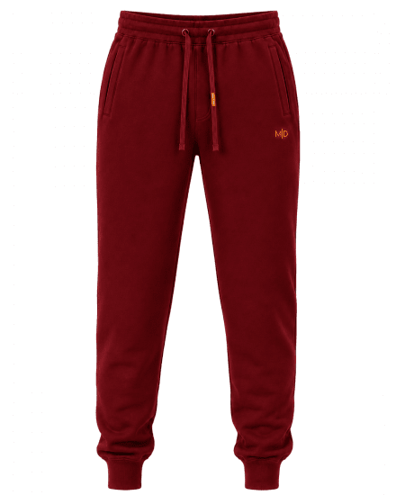 Motley Denim Berlin Sweatpants Red - Sportske hlače & kratke - Muške Trenirke Veliki Brojevi