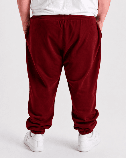 Motley Denim Berlin Sweatpants Red - Sportske hlače & kratke - Muške Trenirke Veliki Brojevi