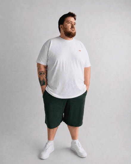 Motley Denim Paris Sweatshorts Racing Green - Sportske hlače & kratke - Muške Trenirke Veliki Brojevi