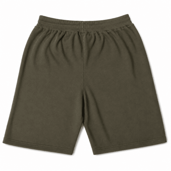 Motley Denim Paris Sweatshorts Dark Khaki - Sportske hlače & kratke - Muške Trenirke Veliki Brojevi