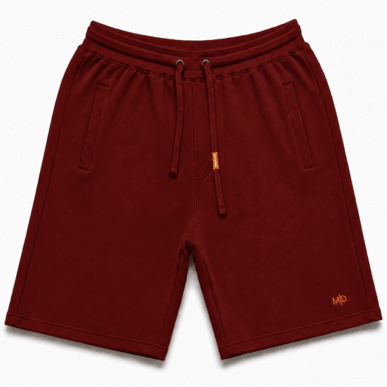 Motley Denim Paris Sweatshorts Red - Sportske hlače & kratke - Muške Trenirke Veliki Brojevi
