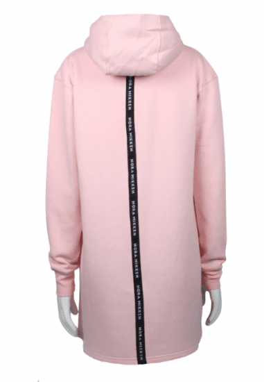 Nora Mikken KADRI WHITE Long Hoodie Pink - ODJEĆA ZA ŽENE XS-XXL - 