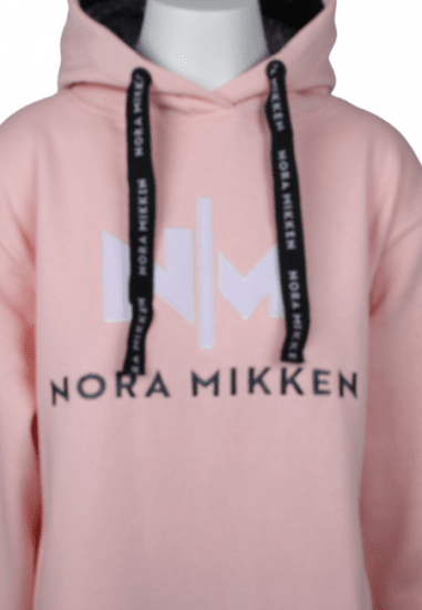 Nora Mikken KADRI WHITE Long Hoodie Pink - ODJEĆA ZA ŽENE XS-XXL - 