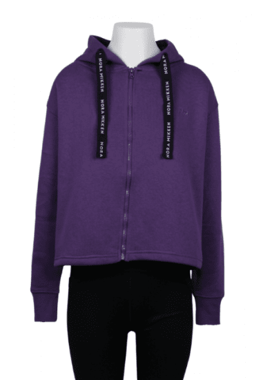 Nora Mikken GERTRUD Cropped Hoodie Purple - ODJEĆA ZA ŽENE XS-XXL - 