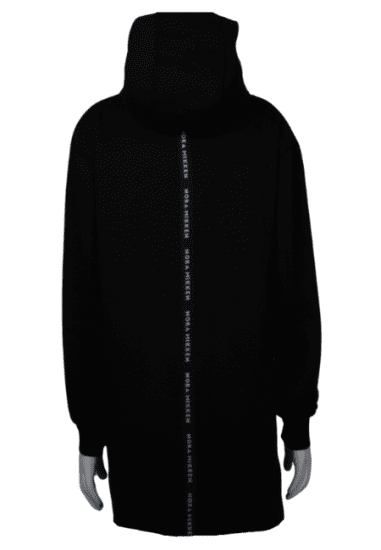 Nora Mikken KADRI Long Hoodie Black - Puloveri & dukserice - 