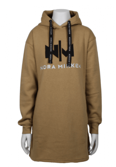 Nora Mikken KADRI Long Hoodie Camel - Puloveri & dukserice - 