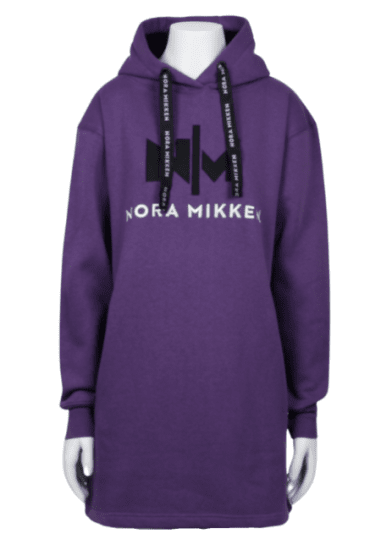 Nora Mikken KADRI Long Hoodie Purple - Puloveri & dukserice - 