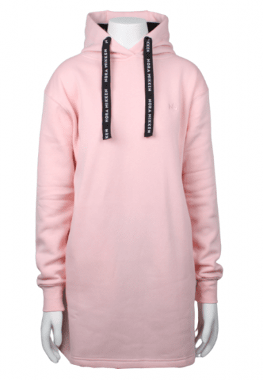 Nora Mikken KRISTINA Long Hoodie Pink - Puloveri & dukserice - 