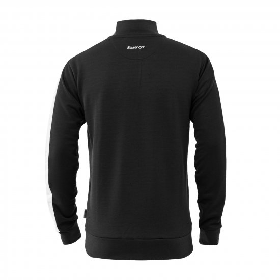 Slazenger Vince track Jacket Black - Puloveri & dukserice - Muške Puloveri & dukserice veliki brojevi