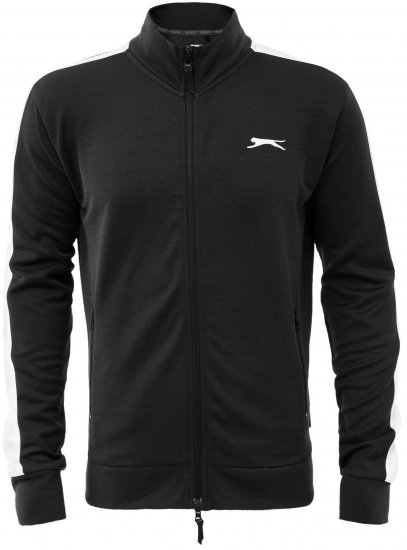 Slazenger Vince track Jacket Black - Puloveri & dukserice - Muške Puloveri & dukserice veliki brojevi