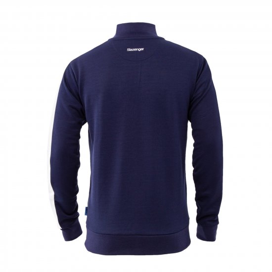 Slazenger Vince Track Jacket Navy - Puloveri & dukserice - Muške Puloveri & dukserice veliki brojevi