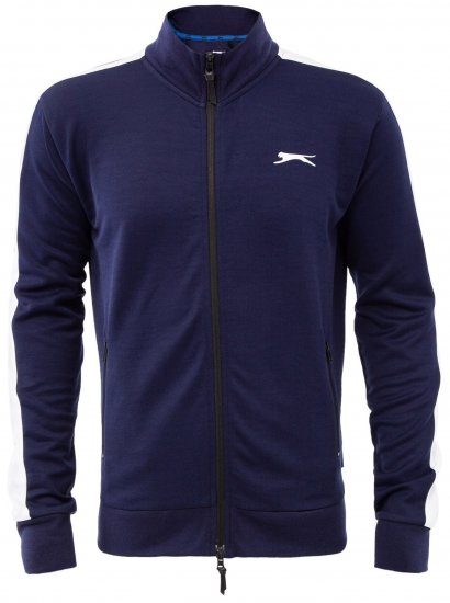 Slazenger Vince Track Jacket Navy - Puloveri & dukserice - Muške Puloveri & dukserice veliki brojevi