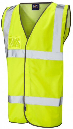 Leo Velator Mesh Back Waistcoat Hi-Vis Yellow - Radna odjeća - Radna Odjeća Veliki Brojevi