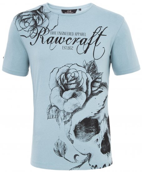 Rawcraft Webling T-shirt Citadel - Majice Kratkih Rukava - Muške Majice Kratkih Rukava Veliki Brojevi 