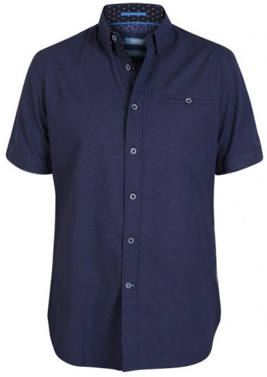 D555 Wesson Shirt Navy - Košulje - Muške Košulje Veliki Brojevi