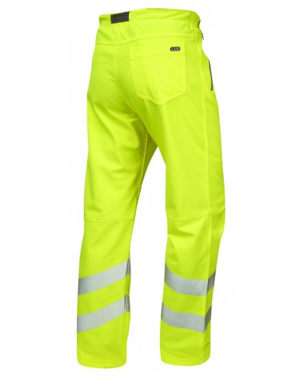 Leo Landcross Stretch Pants Hi-Vis Yellow - Radna odjeća - Radna Odjeća Veliki Brojevi