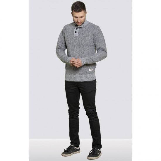 D555 Zane Sweater Grey - Puloveri & dukserice - Muške Puloveri & dukserice veliki brojevi